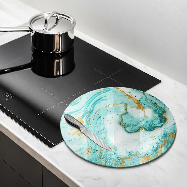 Chopping board Blue abstraction