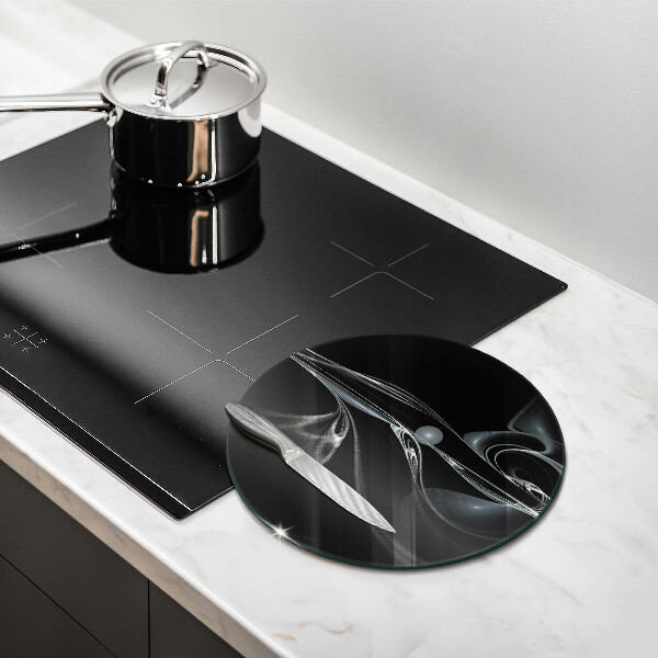 Chopping board glass Modern abstraction