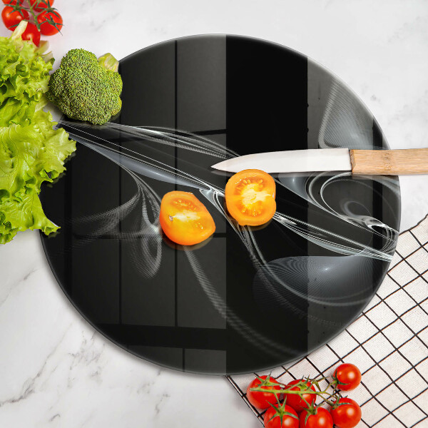 Chopping board glass Modern abstraction