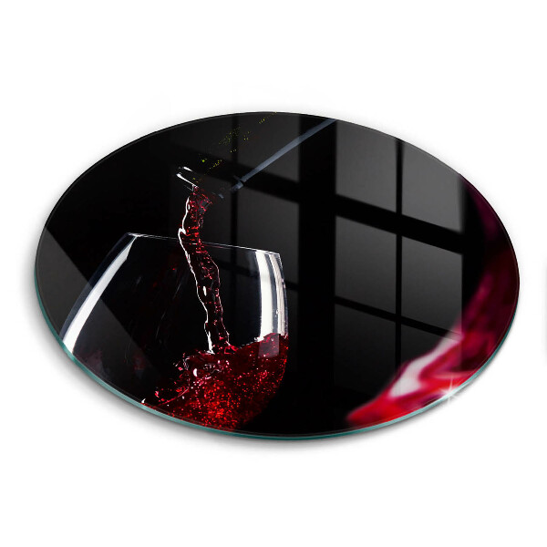 Chopping board glass Red wine glass