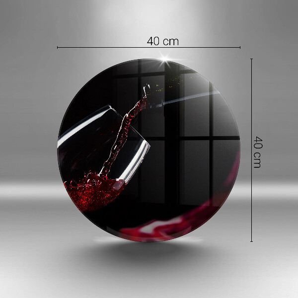 Chopping board glass Red wine glass