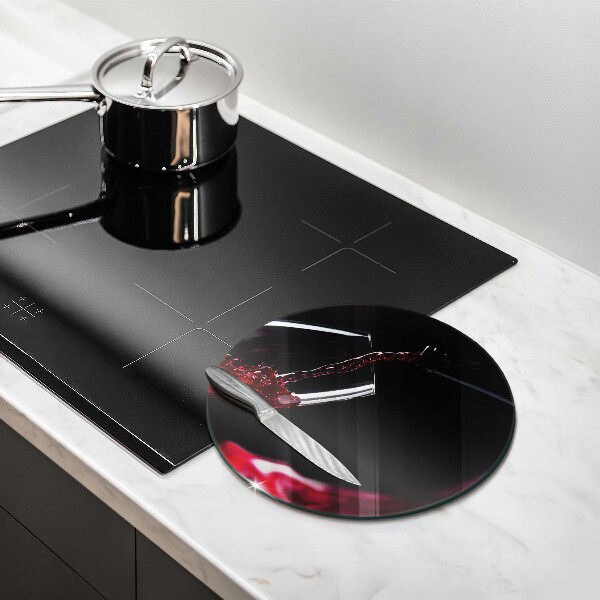 Chopping board glass Red wine glass