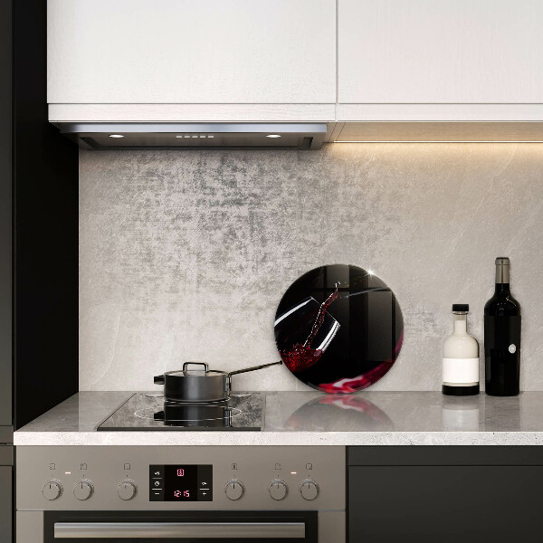 Chopping board glass Red wine glass