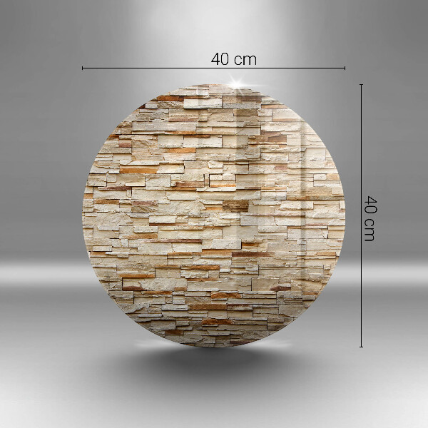 Chopping board glass Decorative texture stones