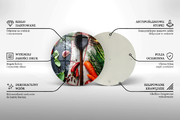 Chopping board glass Kitchen food