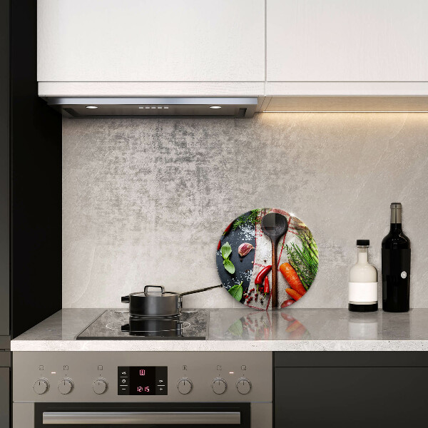 Chopping board glass Kitchen food