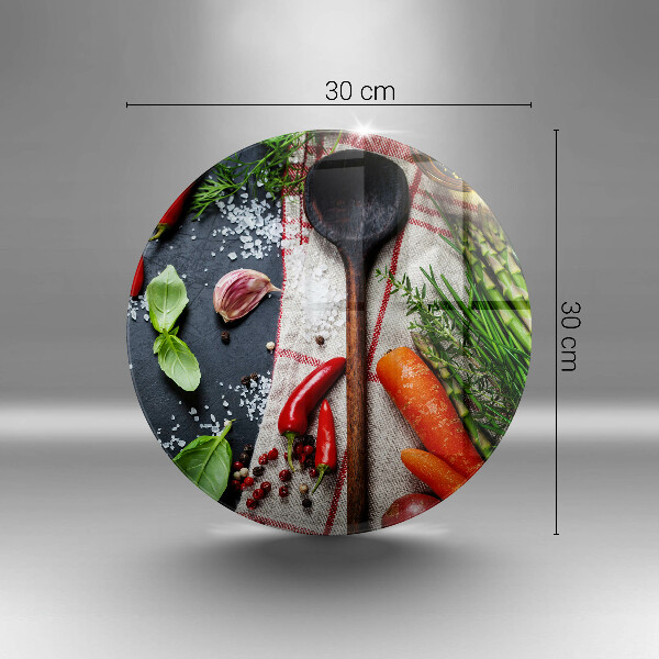 Chopping board glass Kitchen food