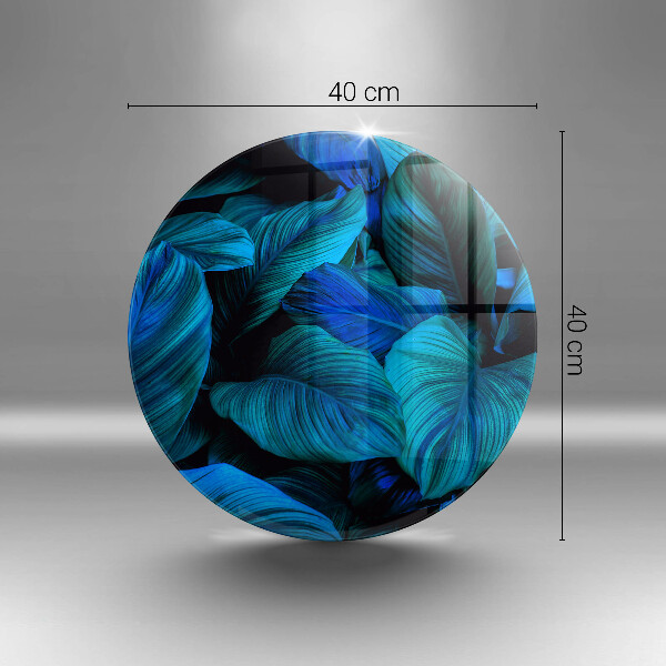 Chopping board glass Jungle vegetation leaves