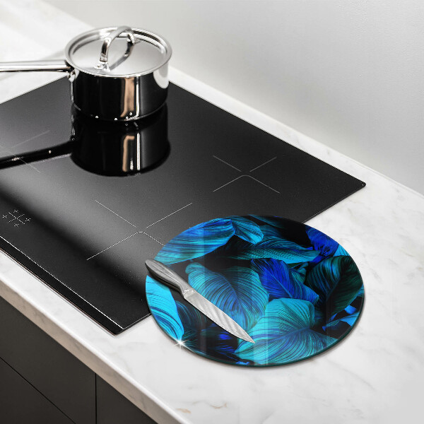 Chopping board glass Jungle vegetation leaves
