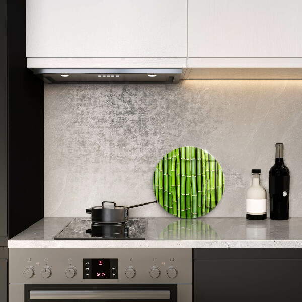 Chopping board glass Nature bamboo