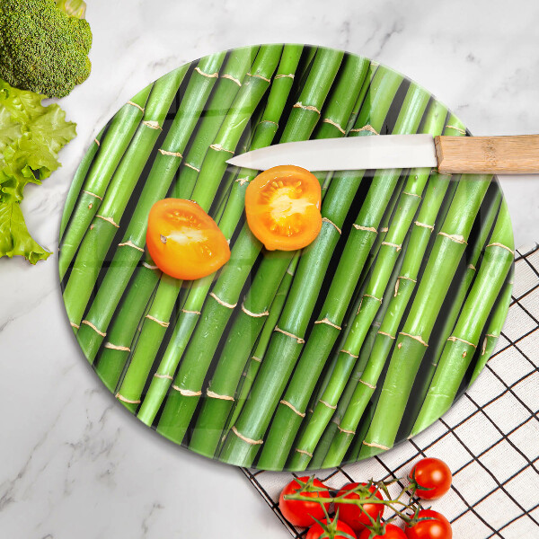 Chopping board glass Nature bamboo