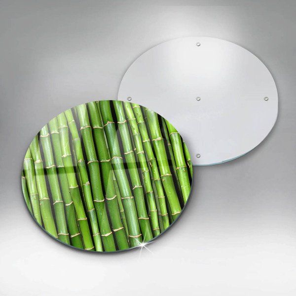 Chopping board glass Nature bamboo