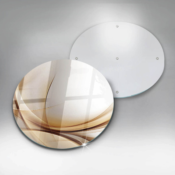 Chopping board glass Abstraction shapes