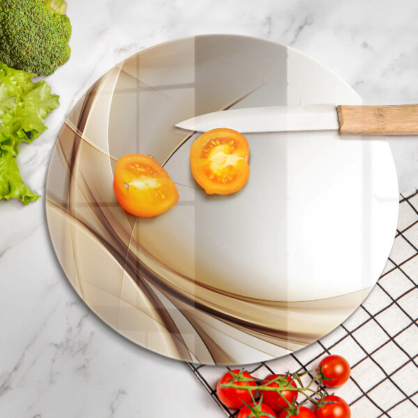 Chopping board glass Abstraction shapes