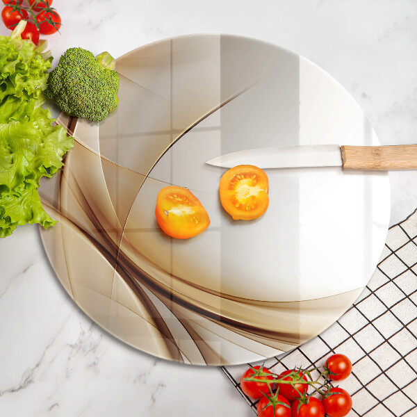Chopping board glass Abstraction shapes