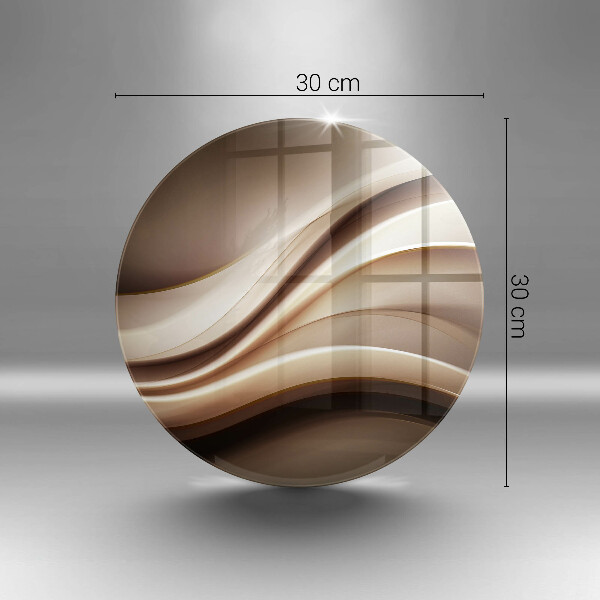 Chopping board glass Abstraction mild lines