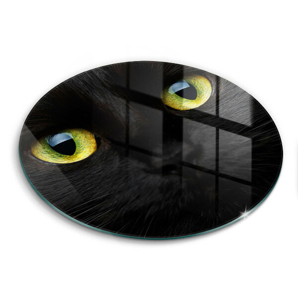 Chopping board glass Animal cat eyes