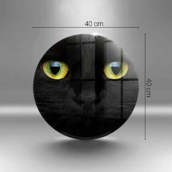 Chopping board glass Animal cat eyes