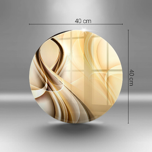 Chopping board glass Abstraction of smoke