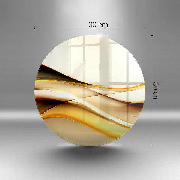 Chopping board glass Abstraction smoke lines