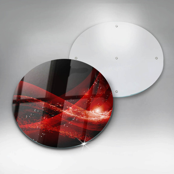 Chopping board glass Modern abstraction