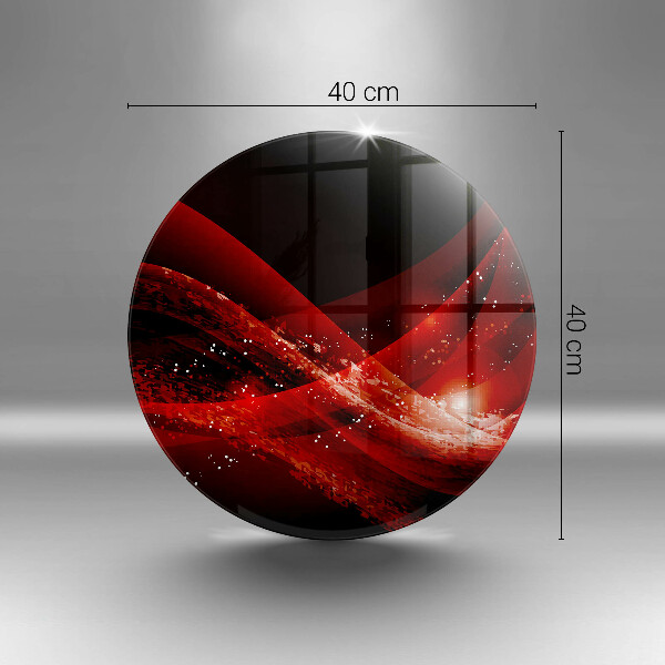 Chopping board glass Modern abstraction