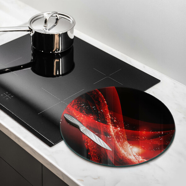 Chopping board glass Modern abstraction