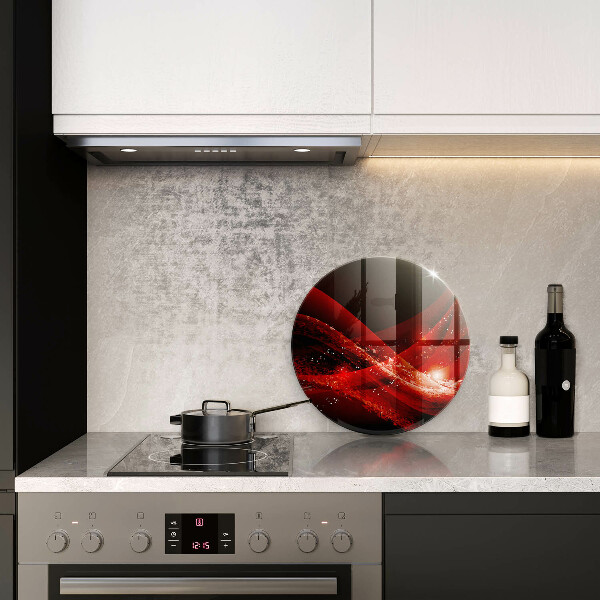 Chopping board glass Modern abstraction