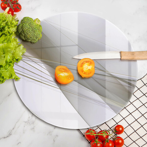 Chopping board glass Abstraction Design lines
