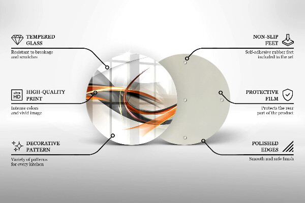 Chopping board glass Modern shapes