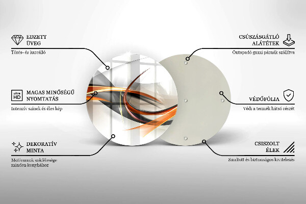 Chopping board glass Modern shapes