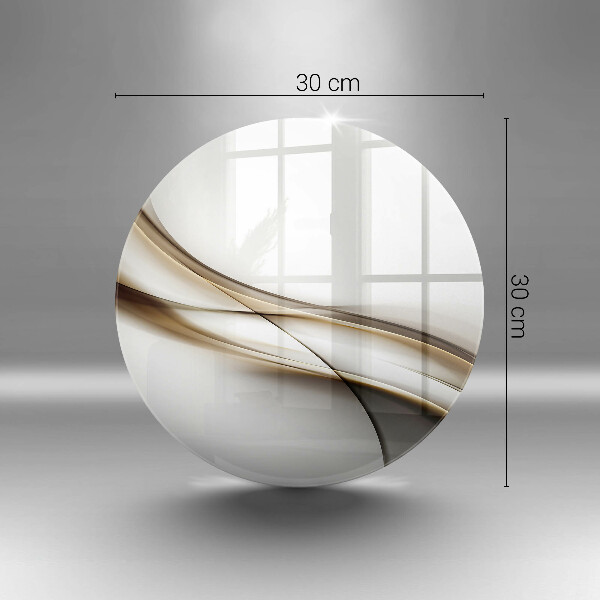 Chopping board glass Mild abstraction lines