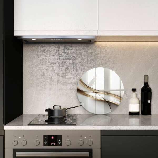 Chopping board glass Mild abstraction lines