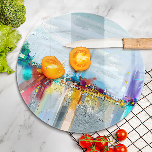 Chopping board Painted abstraction