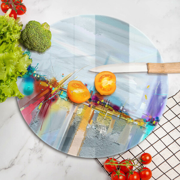 Chopping board Painted abstraction