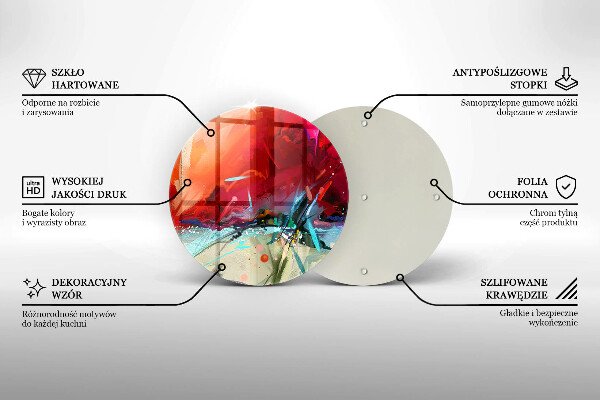 Chopping board Painted abstraction