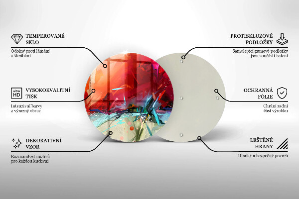 Chopping board Painted abstraction