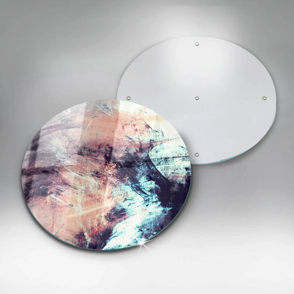 Chopping board glass Painted abstraction