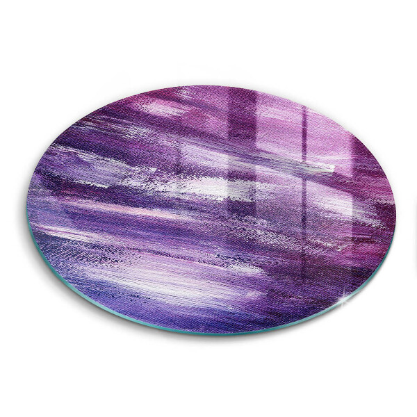 Glass cutting board Paint abstraction