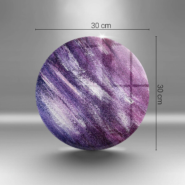 Glass cutting board Paint abstraction