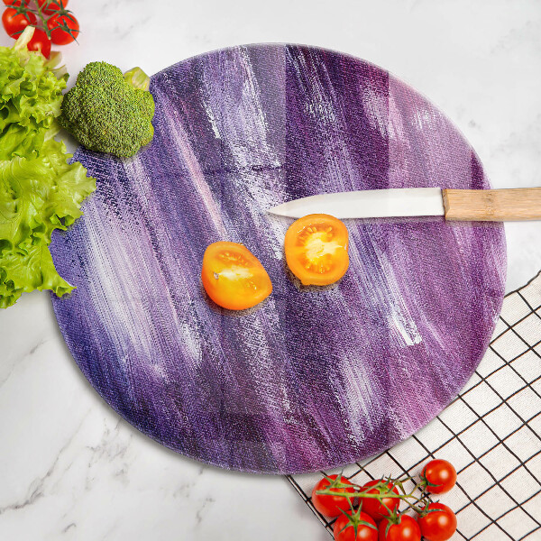 Glass cutting board Paint abstraction