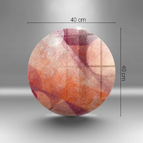 Glass cutting board Abstract art