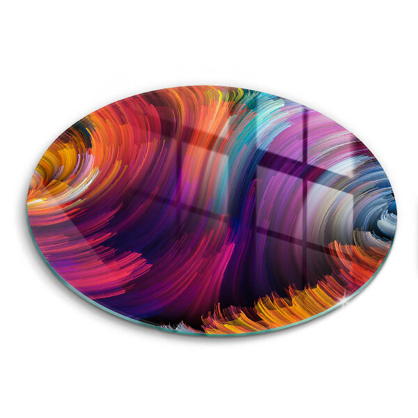 Glass cutting board Colorful highlights