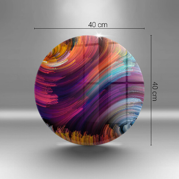 Glass cutting board Colorful highlights