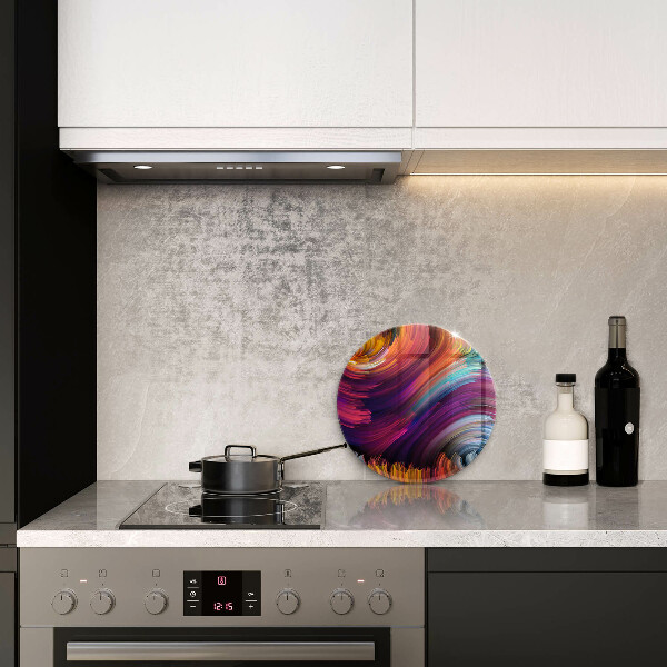 Glass cutting board Colorful highlights