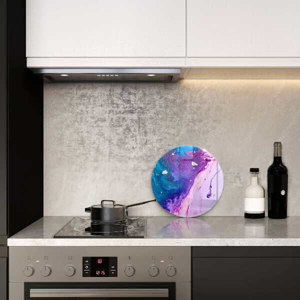 Glass cutting board Abstraction ink