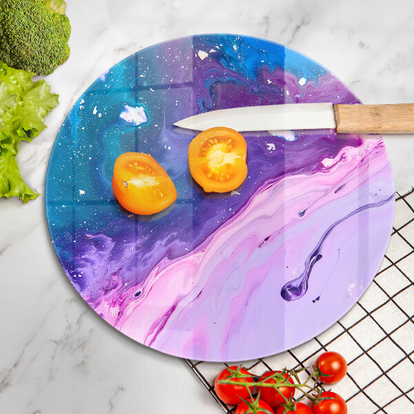 Glass cutting board Abstraction ink