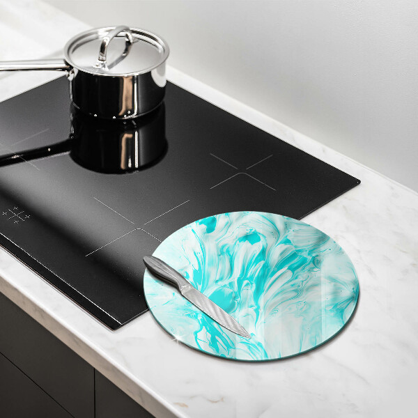 Chopping board glass Paints abstraction