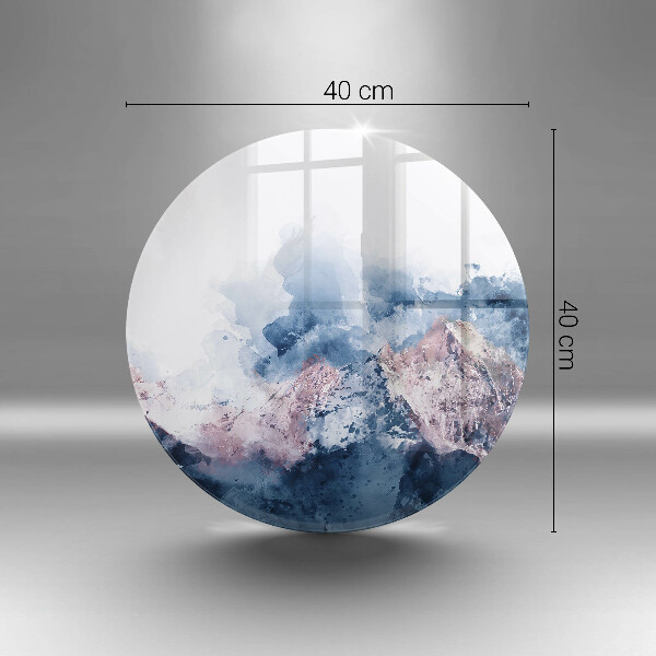 Chopping board Abstraction painted mountains