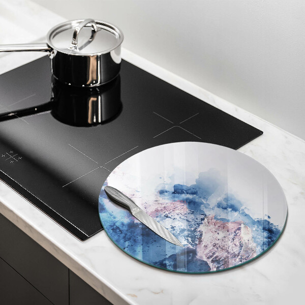 Chopping board Abstraction painted mountains